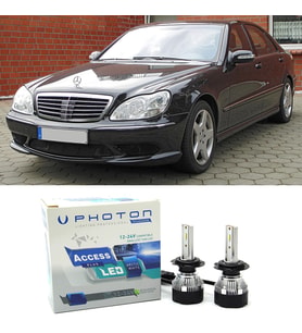 Mercedes S W220 Led Xenon Uzun Far Ampulü H7 Access Yeni Seri Beyaz