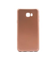 Samsung Galaxy C5 Pro Uyumlu Kılıf Zore Premier Silikon Kapak (Gold)