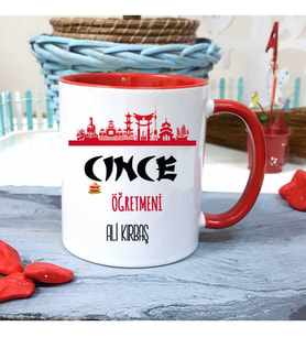 Çince Öğretmenine Özel Öğretmenler Günü Hediyesi Kişiye Özel Kupa Bardak