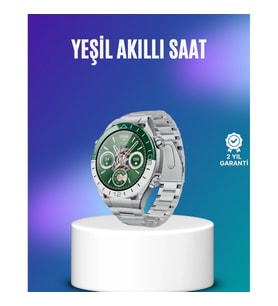 Mey İthalat® Harita Görüntüleme Özellikli Amoled Akıllı Saat 3 Kayışlı Fitness Takipli