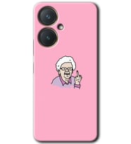 Vivo Y27 Kılıf HD Desen Baskılı Kılıf - Bad Grandmother