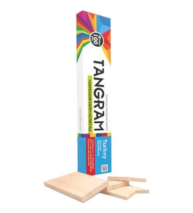 Tangram Montessori Eğitim Materyali 4 Parça 100 Şekil - Redka