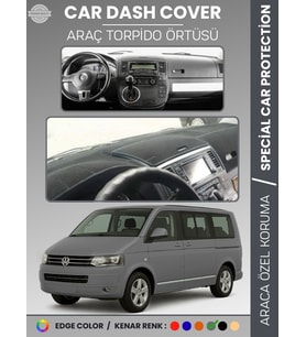 VOLKSWAGEN TRANSPORTER T5 (2003-2016) Torpido Örtüsü Ön Göğüs Koruma Torpido Koruma Tam Uyum