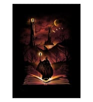 Kuleler Kitabı Tablo Ahşap Poster Dekoratif