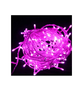 10 METRE PEMBE LED IŞIK 100 LED LAMBALI 220 V FİŞLİ SEVGİLİLER GÜNÜNE ÖZEL DEKOR LED IŞIK VİTRİN