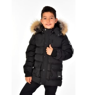 Erkek Çocuk Natürel Kürklü Mont 51254