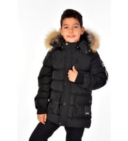 Erkek Çocuk Natürel Kürklü Mont 51254
