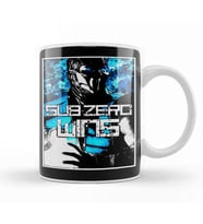 Sub Zero Wins Flawless Victory Fatality Kupa Bardak Porselen