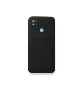 Çınarcık Dev Xiaomi Redmi 9C Kılıf Kelvin Kartvizitli Silikon - Koyu Yeşil