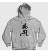 Presmono Unisex Gri Stance Muhammed Ali Kapüşonlu Sweatshirt 230717tt (Gri)