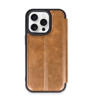 iPhone 14 Pro Kılıf Flip Cover - Taba