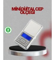 Mavi Işıklı LCD Ekranlı Hassas Tartı Terazisi