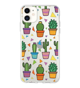 PrintiFy Apple  iPhone 11 ile Uyumlu 1mm Slim Fit Water Color 4 Baskılı Şeffaf  Kılıf