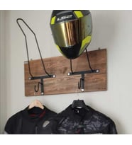Motosiklet Kask Askısı, Motor Kask Askısı, MPSEX2V3 (Siyah)