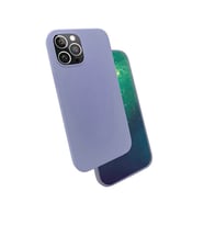Apple Apple iPhone 12 Pro Kılıf Kadife Ultra Esnek İnce Camera Protected Velvet Case (Lila)