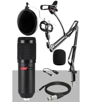 Lastvoice BM800 Mikrofon + Set-01 Stand + Shock Mount + Filtre + Ses Kartı