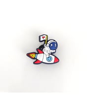 Astronot Jibbitz Terlik Ayakkabı Süsü 1 Adet Silikon Kız Erkek Aksesuar Hediye  