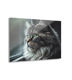 LEYLASER  Kedi Cam Tablo Duvar Dekoru 2
