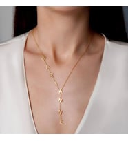 Kişiye Özel Şık Harf İsim Y Kolye 925K Gümüş (Gold)
