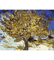 Van Gogh Ağaç Sayılarla Boyama Seti 40x50 cm (Tuvale Gerili)