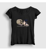 Presmono Kadın Siyah It's Evolution Baby Pearl Jam T-Shirt 350057tt