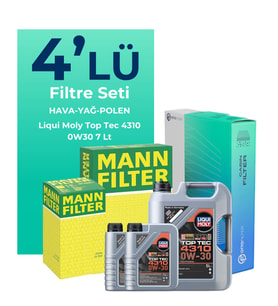 Mann Hyundai Staria 2.2 Dizel Filtre Bakım Seti Liqui Moly Motor Yağlı (2021-2024) 4 Lü