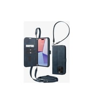 Spigen iPhone 15 Pro ile Uyumlu Kılıf Wallet S Pro Navy (Lacivert)
