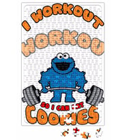 Cookie Monster Kurabiye Canavarı Puzzle 240 Parça Yapboz