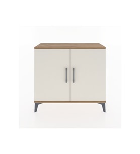 Arges Şifonyer 2 Raflı 2 Kapaklı 88x30x80 Çam-Aytaşı