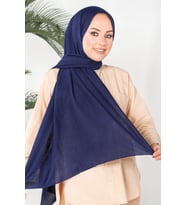 LACİVERT Harem Scarf İncila Şal