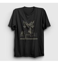 Presmono Unisex Siyah The True Mayhem T-Shirt 65078tt