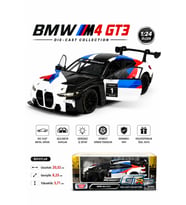 Bmw M4 GT3 1:24 Ölçek Koleksiyonluk Metal Oyuncak Araba Açılabilir Kapı