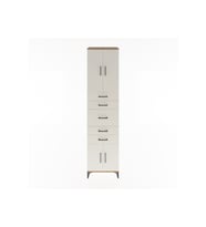 Hyperion Dolap 2 Raflı 5 Çekmeceli 4 Kapaklı 60x44x243 Çam-Aytaşı