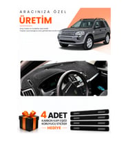 LAND ROVER FREELANDER (2006-2014) Uyumlu Torpido Koruma Örtüsü Oto Kılıfı - Siyah