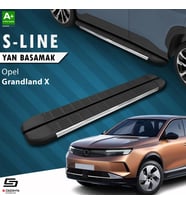 S-Dizayn Opel Grandland X 2 Hybrid S-Line Krom Yan Basamak 183 Cm 2024 Üzeri A+ Kalite
