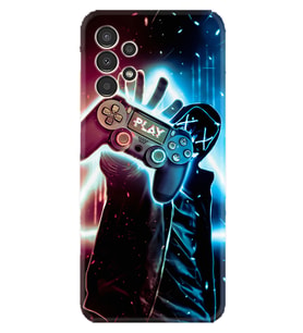 Samsung Galaxy M14 Kılıf Silikon Desen Özel Seri Play Me 1757