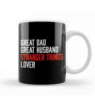 Great Dad Great Husband Stranger Things Lover Kupa Bardak Porselen