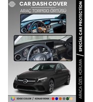MERCEDES C-CLASS W205 (2014-2020) Torpido Örtüsü Premium Kalite Torpido Koruma Özel Kesim UV Koruma