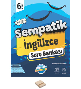 6. Sınıf Sempatik İngilizce Soru Bankası + Telefon Standı