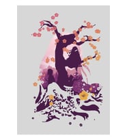 Nezuko Demon Slayer Tablo Ahşap Poster Dekoratif