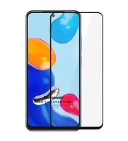Microsonic Xiaomi Redmi Note 11S Tam Kaplayan Temperli Cam Ekran Koruyucu Siyah