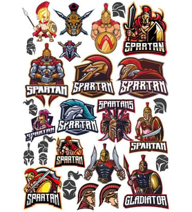 Spartalı Savaşçı Sticker Set 1 20 Parça Telefon, Tablet, Defter, Laptop Sticker