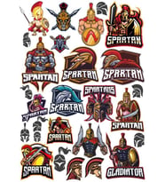 Spartalı Savaşçı Sticker Set 1 20 Parça Telefon, Tablet, Defter, Laptop Sticker