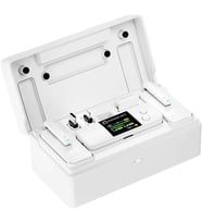 Mi3 White Çift Kanallı Mini Wireless/Kablosuz Mikrofon Sistemi (iOS Android DSLR SLR ve Video Kameralar ile uyumludur)