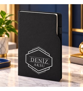 BK Gift Kişiye Özel İsimli 374 Termo Deri 2027 Ajanda-4, Günlük Ajanda 17x24 cm