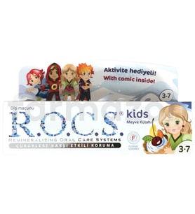 Rocs Kids 3-7 Yaş Meyve Külahı Diş Macunu 35 ml