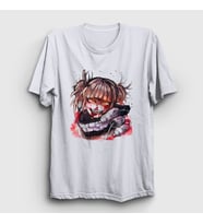 Presmono Unisex Beyaz Himiko Toga V2 Anime My Hero Academia T-Shirt 359507tt