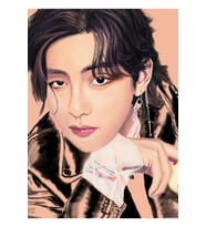 Taehyung - Bts Butter Konsept Fotoğraf Tablo Ahşap Poster Dekoratif Kod399