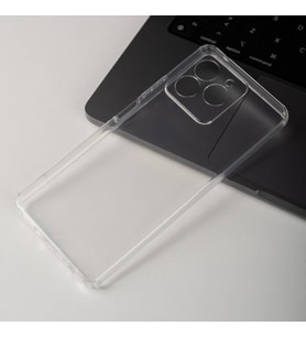 Omix X7 Uyumlu Kılıf Zore 2mm Anti Shock Silikon (Renksiz)