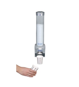 Tekno Bardaklık - 8/9 oz karton pardak için - 80 mm - beyaz